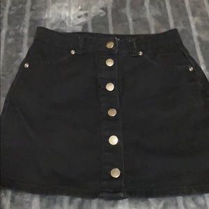 Forever 21 button down denim skirt